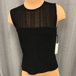 Elegant Black Sleeveless Top